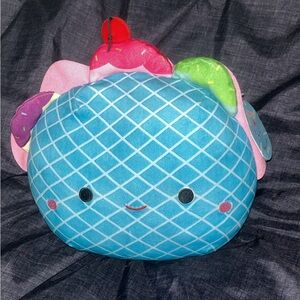 Squishmallow 12" Bertie Blue Ice Cream Taco Soft Colorful Food Plush New W/Tag